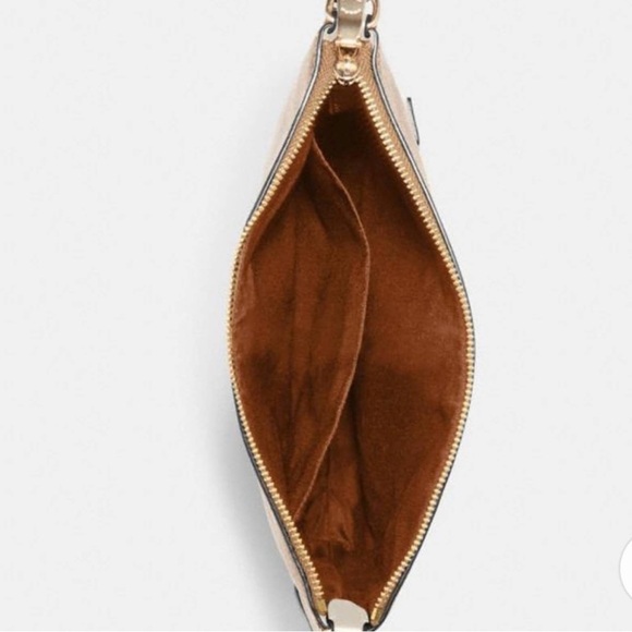 Coach C1554 Rowan File Bag - Khaki - Chalk - Signature Canvas - Picture 2 of 3